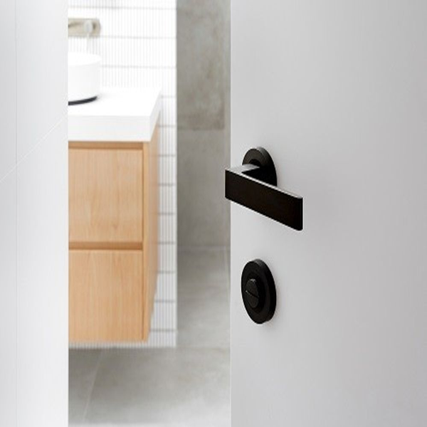 Zanda Boston Privacy Lever Set Door Handle Matte Black