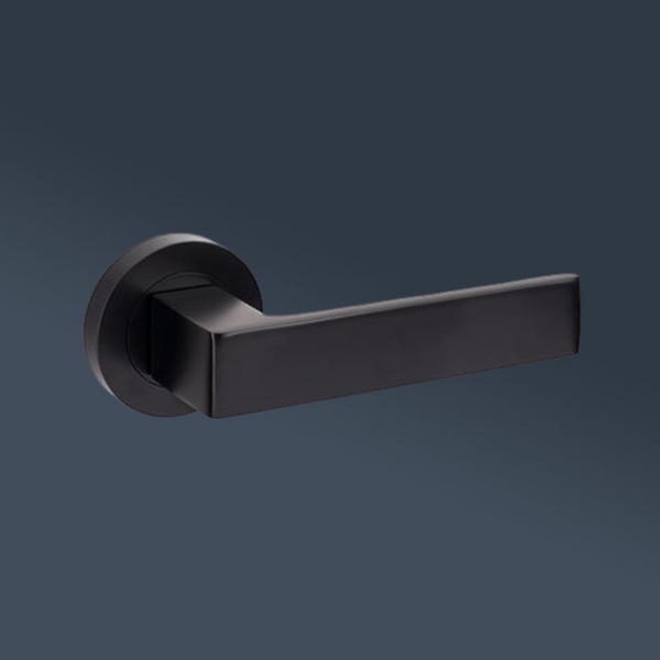 Zanda Boston Dummy Lever Set Door Handle Matte Black