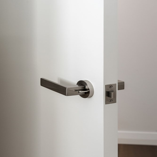 Zanda Boston Passage Lever Set Door Handle Brushed Nickel