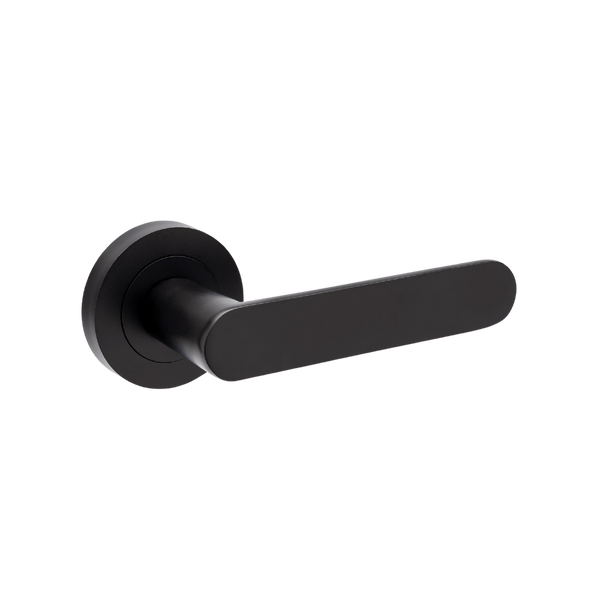 Zanda Duke Entrance Set Lever Door Handle Matte Black