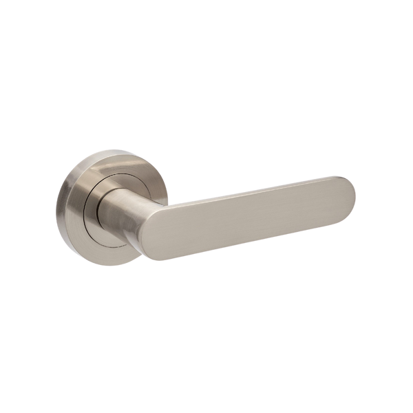 Zanda Duke Entrance Set Lever Door Handle Brushed Nickel