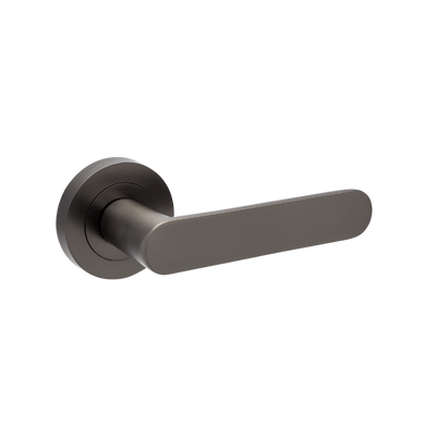 Zanda Duke Passage Lever Set Door Handle Graphite Nickel