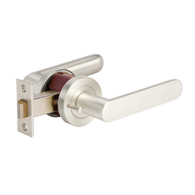 Zanda Duke Privacy Lever Set Door Handle Brushed Nickel