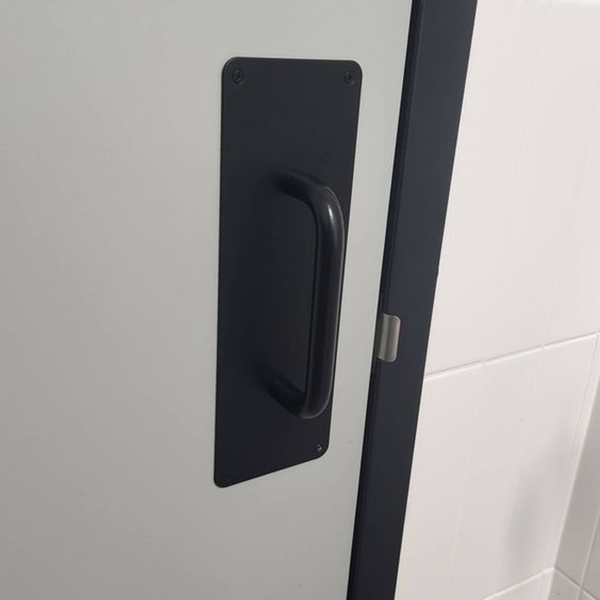 Zanda Push And Pull Plate Set Matte Black