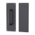 Zanda Push And Pull Plate Set Matte Black