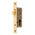 Zanda Narrow Sliding Door Euro Mortice Lock Satin Brass