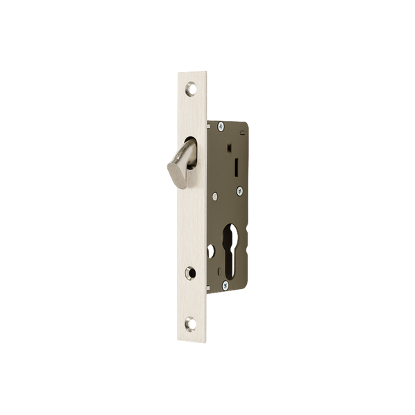 Zanda Narrow Sliding Door Euro Mortice Lock Stainless Steel