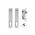 Zanda Verve Sliding Door Lock Kits Narrow Style Stainless Steel
