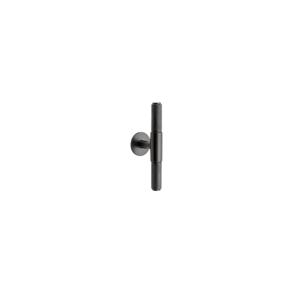 Zanda Zurich Knurled T-Knob Graphite Nickel