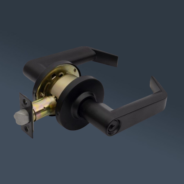 Zanda Phoenix CL Series Commercial Passage Leversets Matte Black
