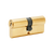 Zanda Euro Double Cylinder Satin Brass