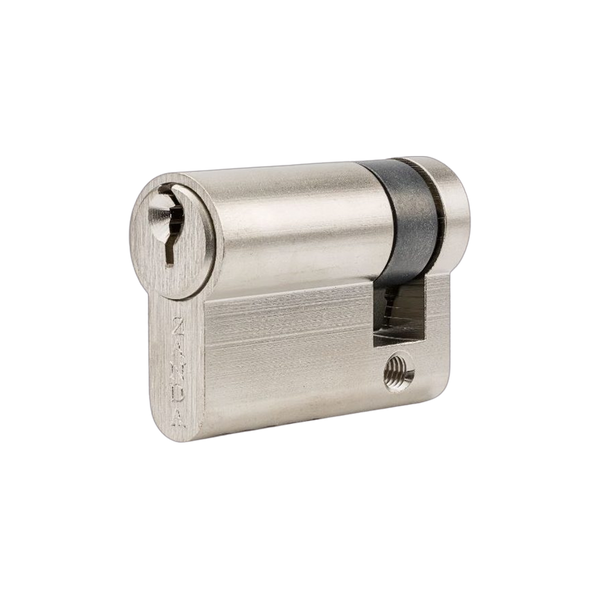 Zanda Euro Half Cylinder Key Brushed Nickel