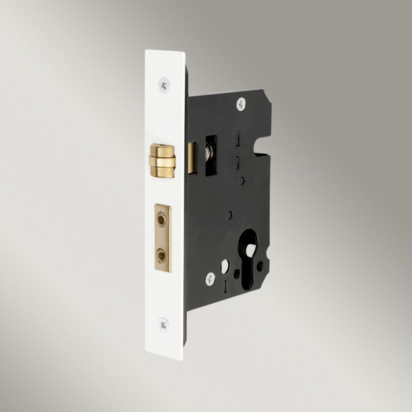 Zanda Roller Mortice Lock Heavy Duty White