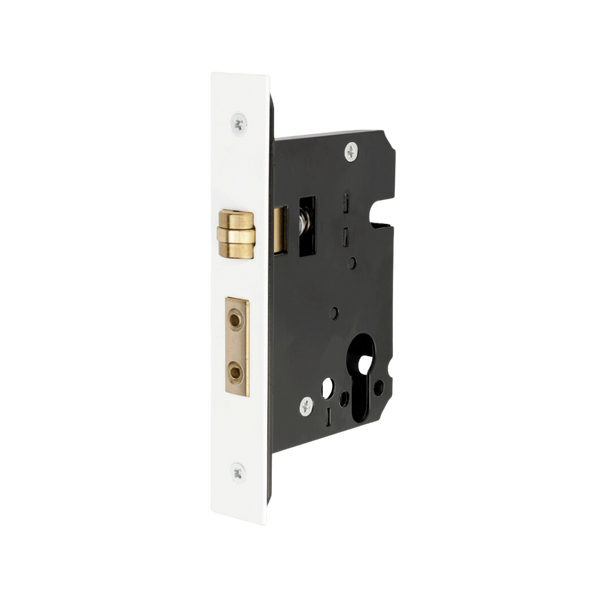 Zanda Roller Mortice Lock Heavy Duty White