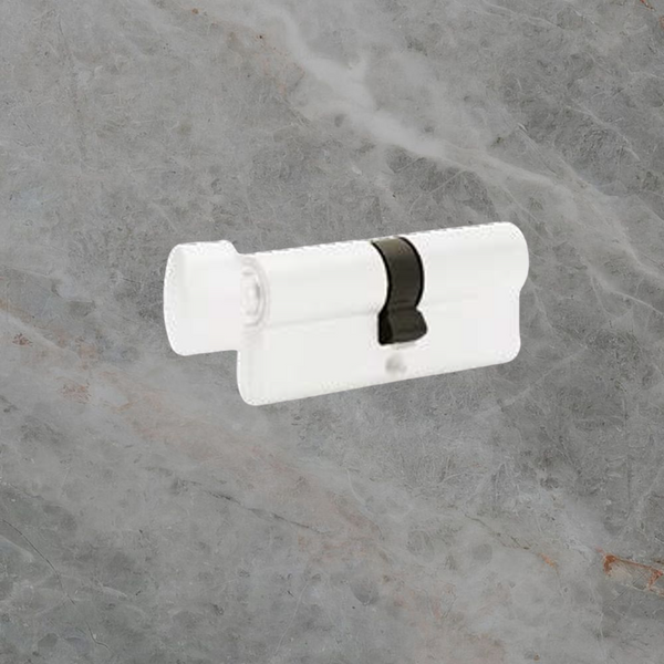 Zanda Euro Single Cylinders White