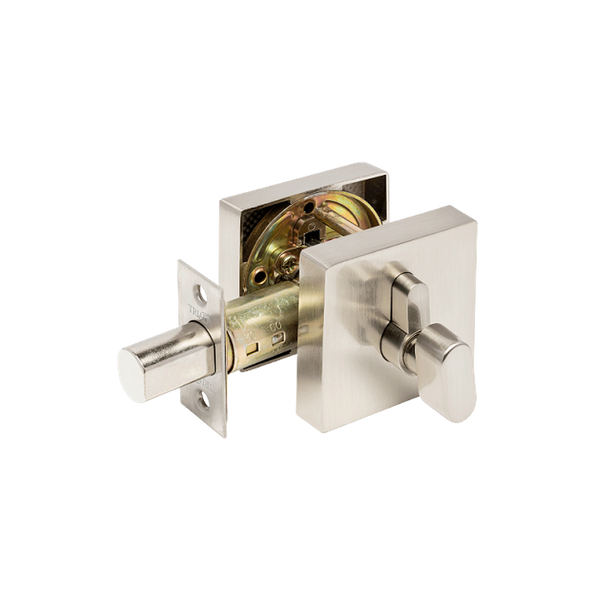 Zanda Triad Square Slimline Deadbolts Brushed Nickel