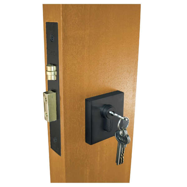 Zanda Square Roller Lock Kits Matte Black
