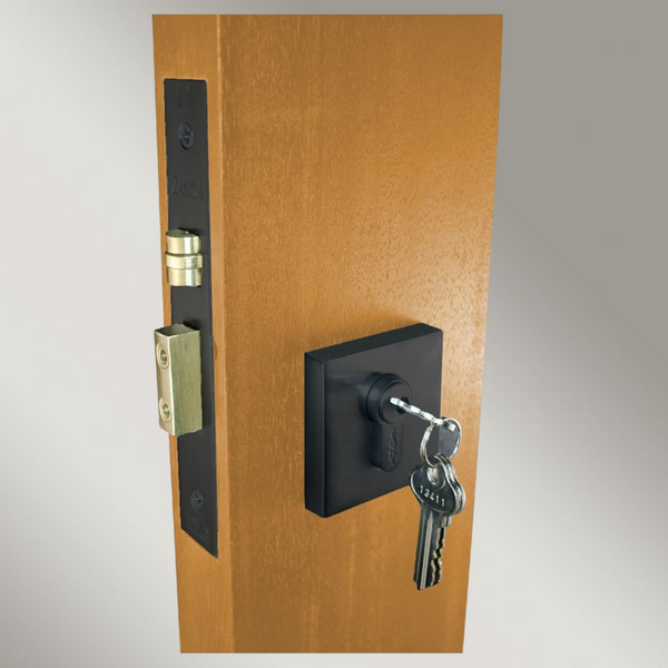 Zanda Square Roller Lock Kits Matte Black