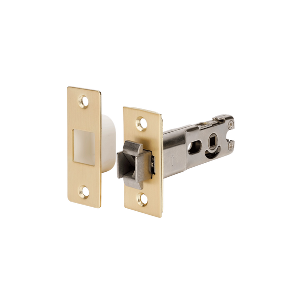 Zanda Sliding Door Tubular Latch Satin Brass