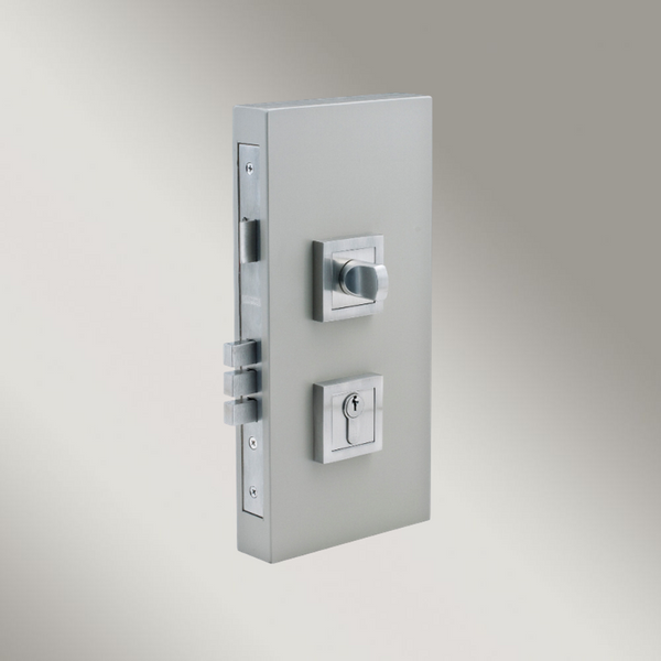 Zanda Double Turn Lock Kits Brushed Nickel