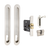 Zanda Duke Sliding Door Lock Kit 250mm Stainless Steel