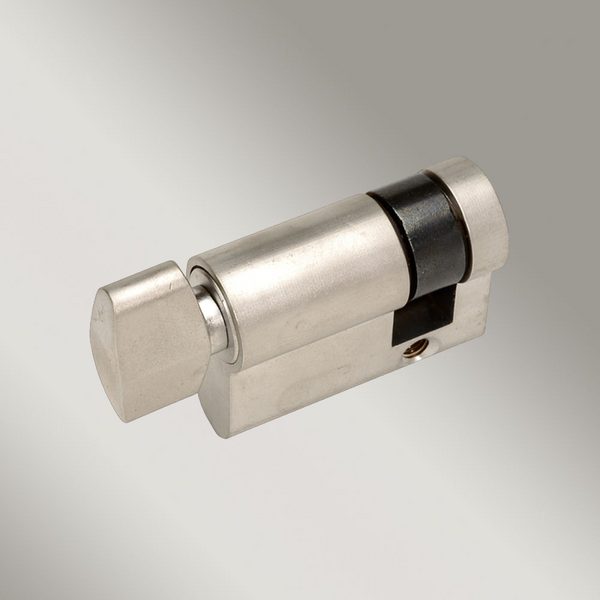 Zanda Euro Half Cylinder Snib Brushed Nickel