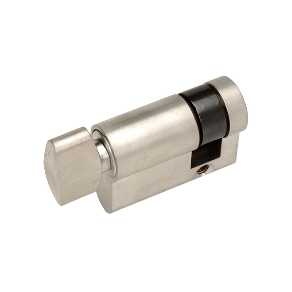 Zanda Euro Half Cylinder Snib Brushed Nickel