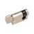 Zanda Euro Half Cylinder Snib Brushed Nickel