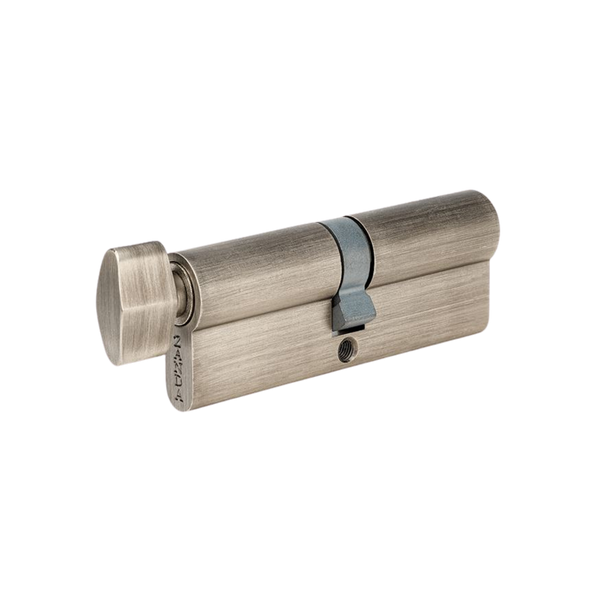 Zanda Euro Single Cylinders Graphite Nickel