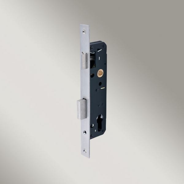 Zanda Euro Narrow Style Mortice Lock 85mm Pitch Stainless Steel