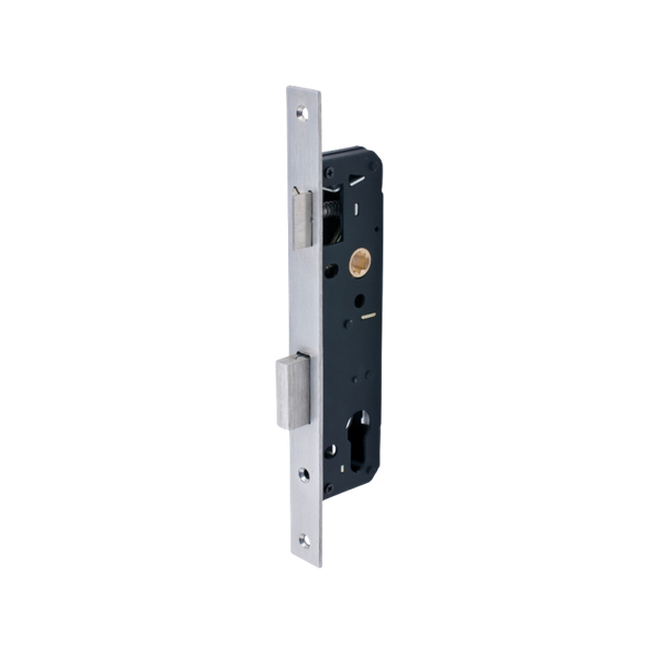 Zanda Euro Narrow Style Mortice Lock 85mm Pitch Stainless Steel