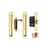 Zanda Verve Sliding Door Lock Kits Satin Brass