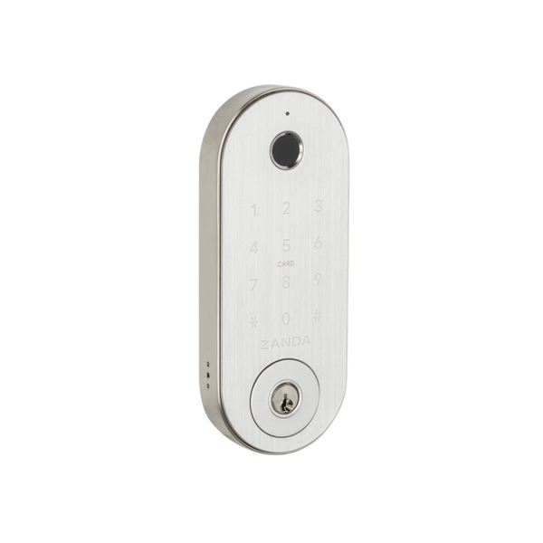 Zanda Stealth Smart Lock Deadbolts Brushed Nickel