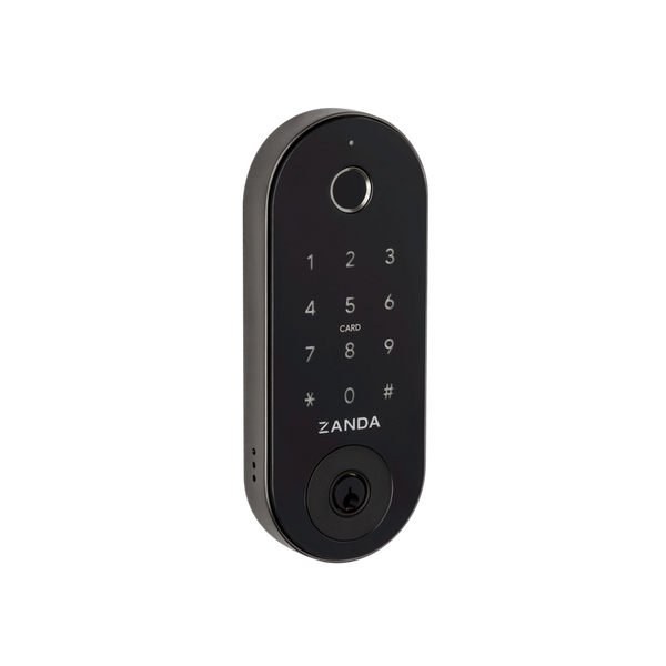 Zanda Stealth Smart Lock Deadbolts Graphite Nickel