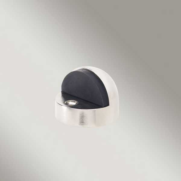 Zanda Raised Half Moon Door Stop Brushed Nickel