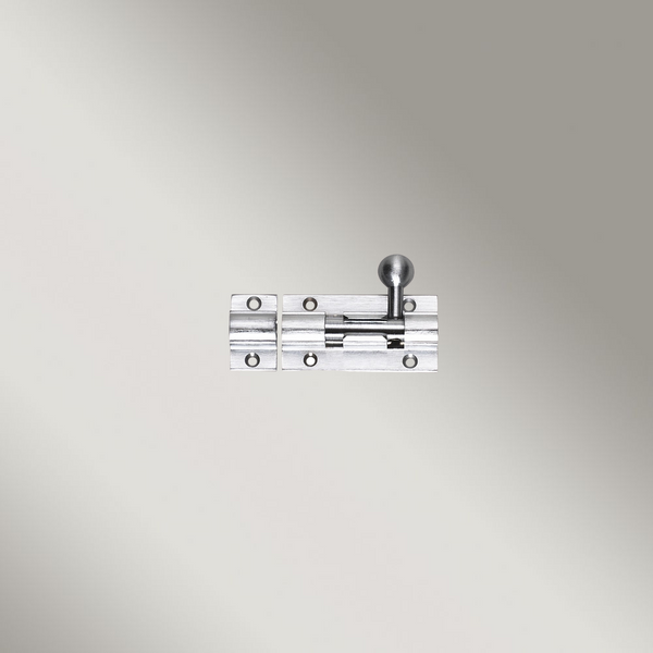 Zanda Barrel Bolts Straight Heavy Duty Satin Chrome