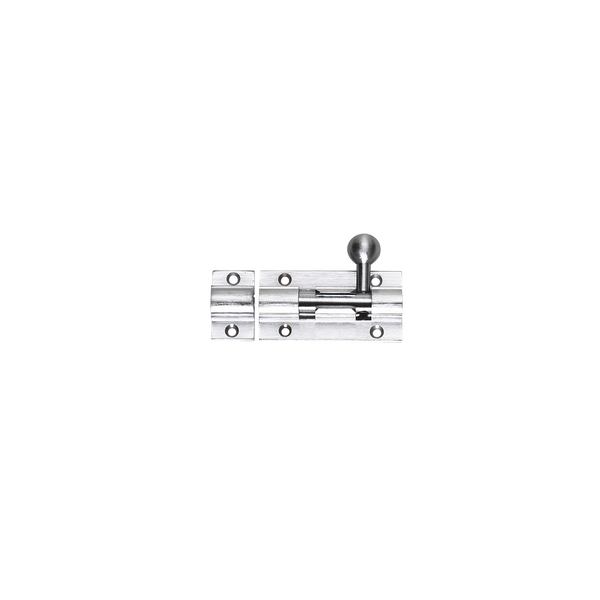 Zanda Barrel Bolts Straight Heavy Duty Satin Chrome