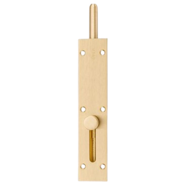 Zanda Reverse Barrel Bolt Satin Brass
