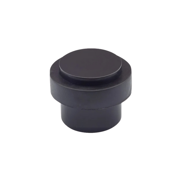 Zanda Round Floor Mount Door Stop Matte Black