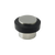 Zanda Round Floor Mount Door Stop 38mm Brushed Nickel