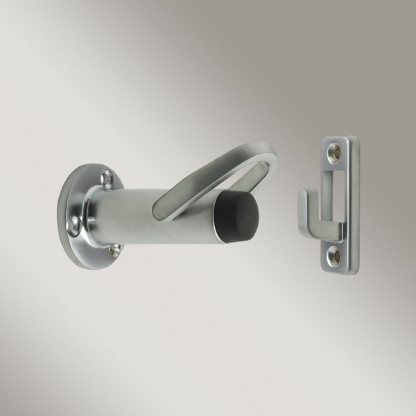 Zanda Door Stop and Holder Brushed Nickel