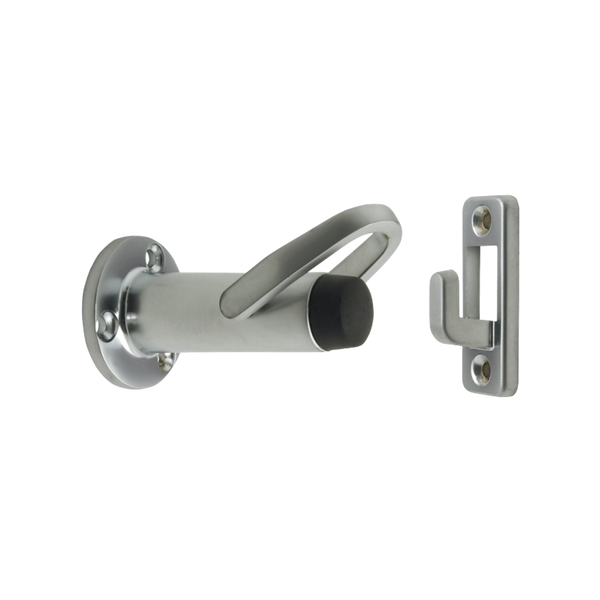 Zanda Door Stop and Holder Brushed Nickel