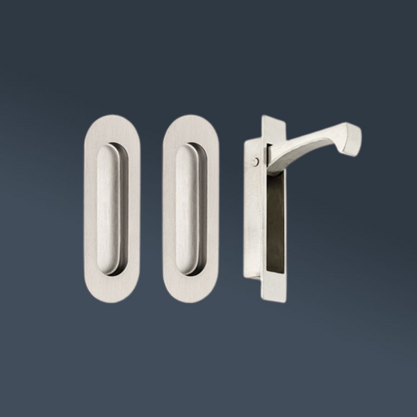 Zanda Duke Flush Pull Kit 120mm Stainless Steel