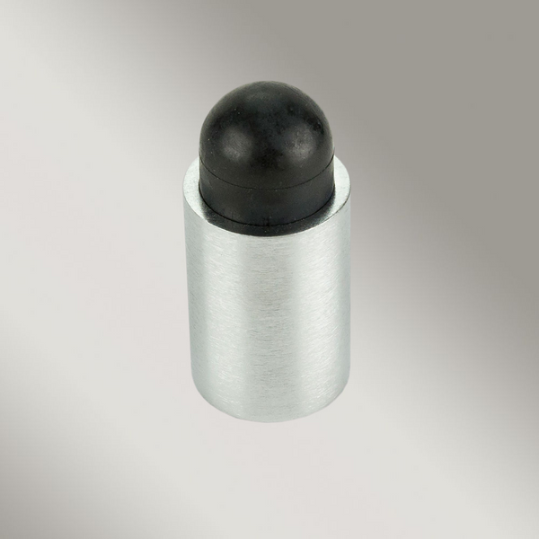Zanda Wall Mounted Door Stop 35mm Diameter Satin Chrome