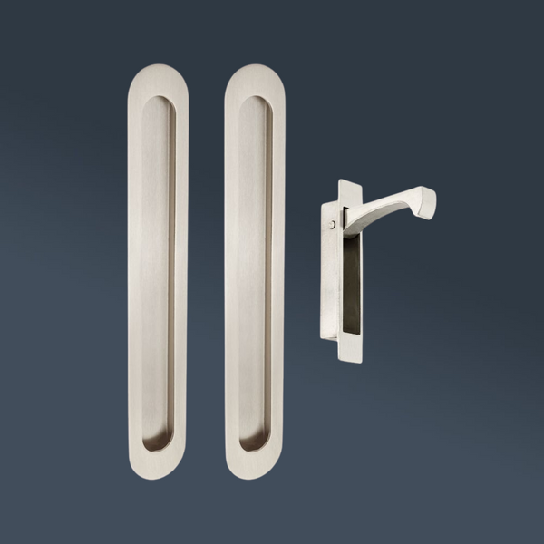 Zanda Duke Flush Pull Kit 250mm Stainless Steel