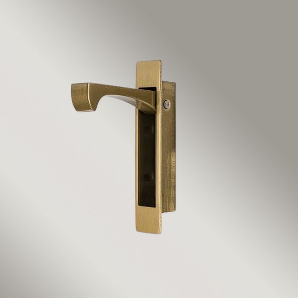 Zanda Sliding Door Edge Pull Satin Brass