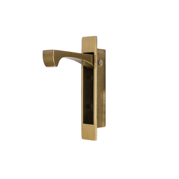 Zanda Sliding Door Edge Pull Satin Brass