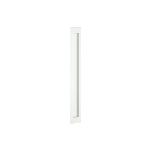 Zanda Verve Flush Pulls Satin White