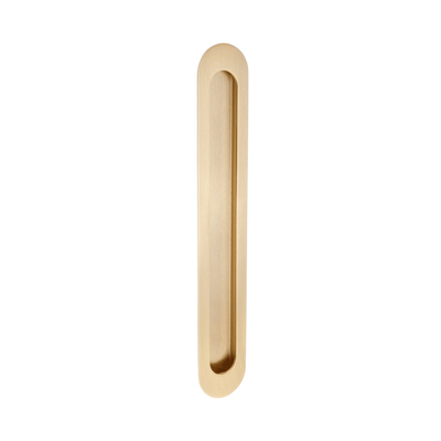 Zanda Duke Flush Pull 250mm Satin Brass