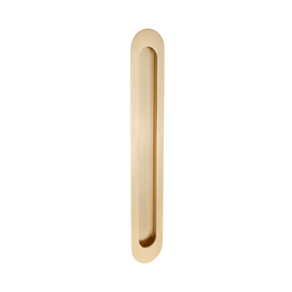 Zanda Duke Flush Pull 250mm Satin Brass